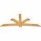 Ekena Millwork Davenport Rough Sawn Timber Gable Bracket, Western Red Cedar, 96"W x 44"H x 2"D x 6"F, 11/12 Pitch GBW096X44X0206DAV00RWR - alternate 3